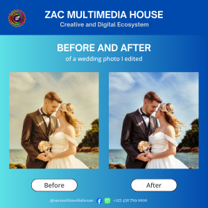 Wedding Before & After Instagram Template (Editable Canva Design for Photographers)